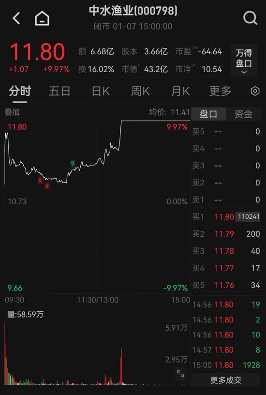 午后猛拉!000798,涨停!这一板块突然爆发