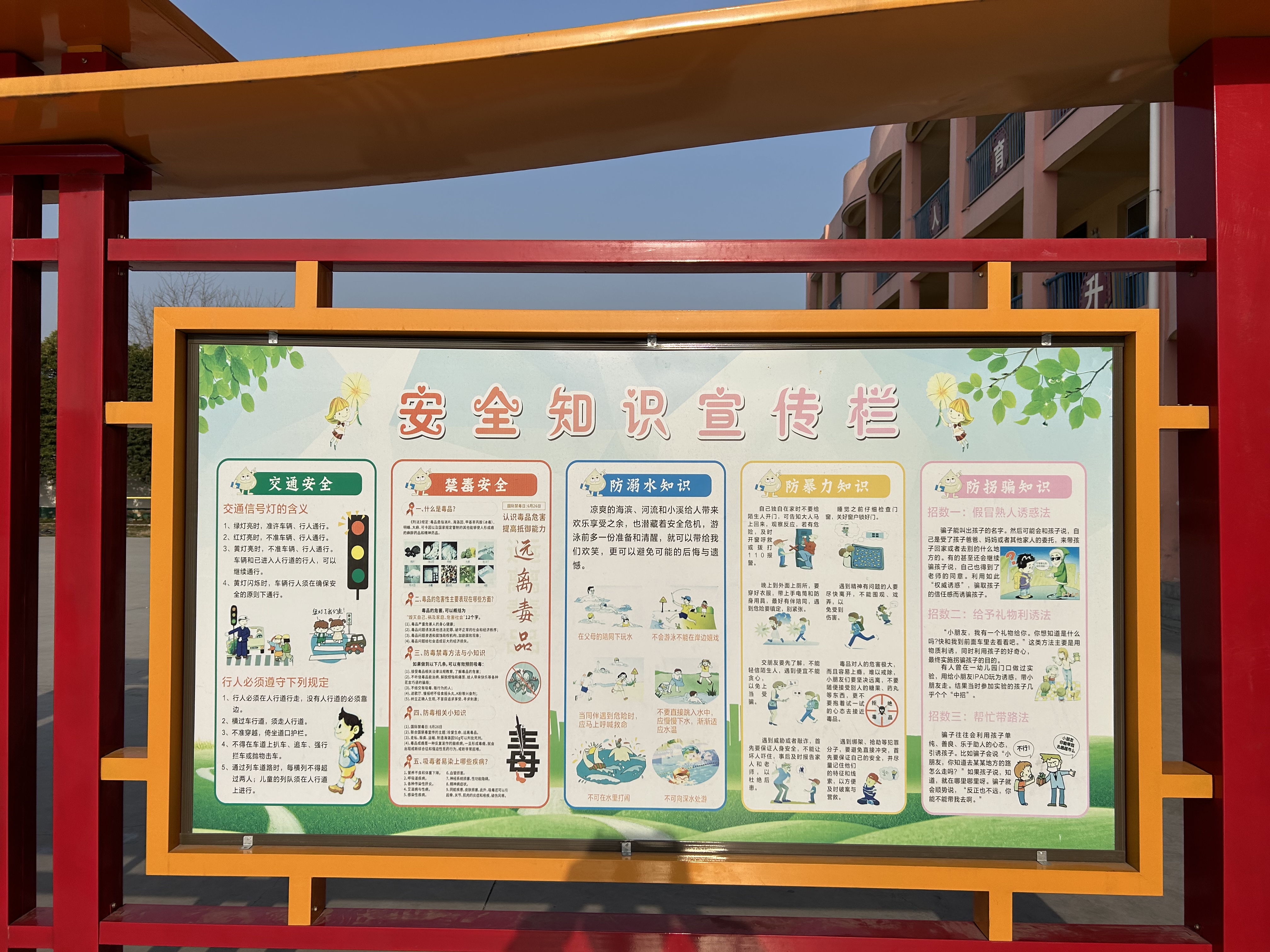 学校疫情防控展板图片】