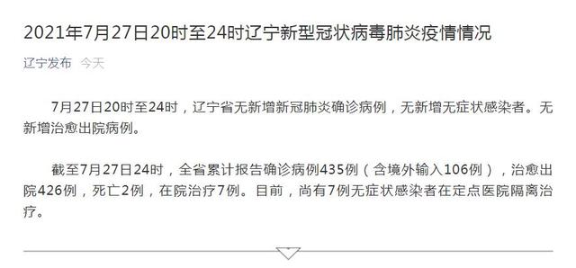 【辽宁疫情最新消息今天,辽宁疫情最新情况最新报道】 【辽宁疫情最新消息今天,辽宁疫情最新情况最新报道】