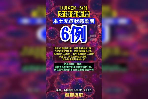 【安徽最新疫情情况